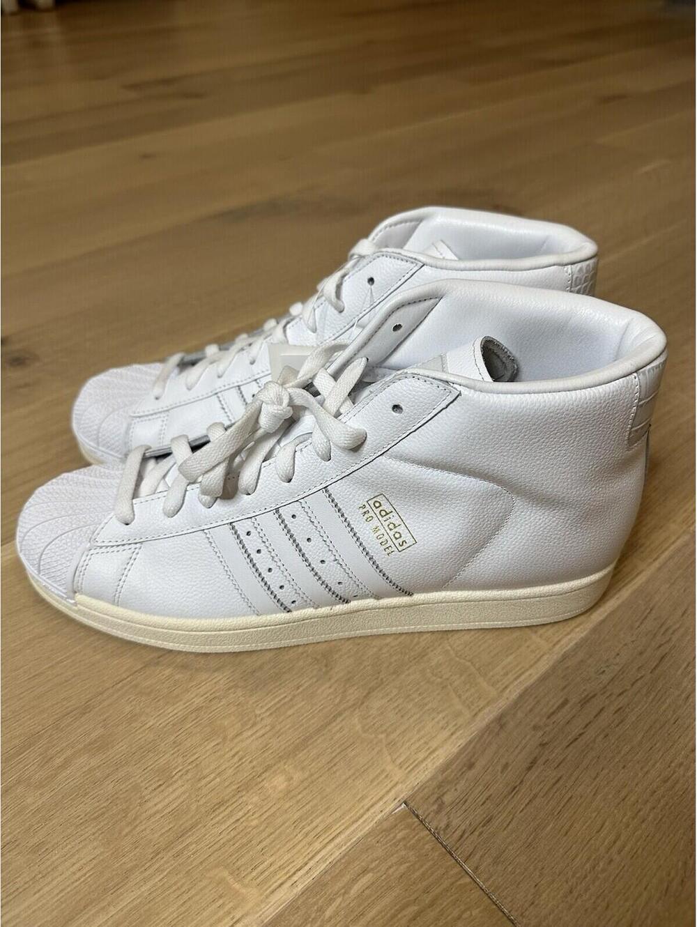 Adidas Pro model FTWWHITE/FTWWHITE/OWHITE Men’s Size 12